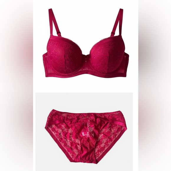 Intimissimi ItalianPersian redset Sofia bra and panties38C NWT